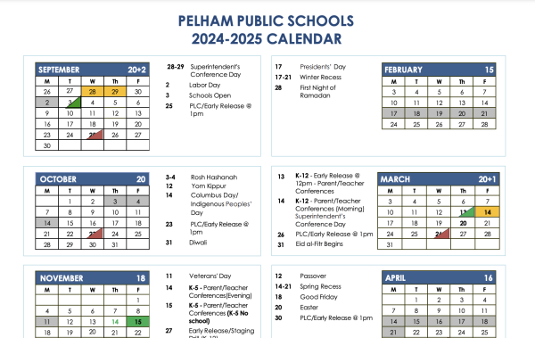 School district publishes 2024-25 calendar, including start times for first day, early dismissals list, parent-teacher conference dates